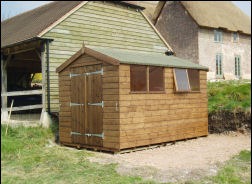A 12 by 8 shed